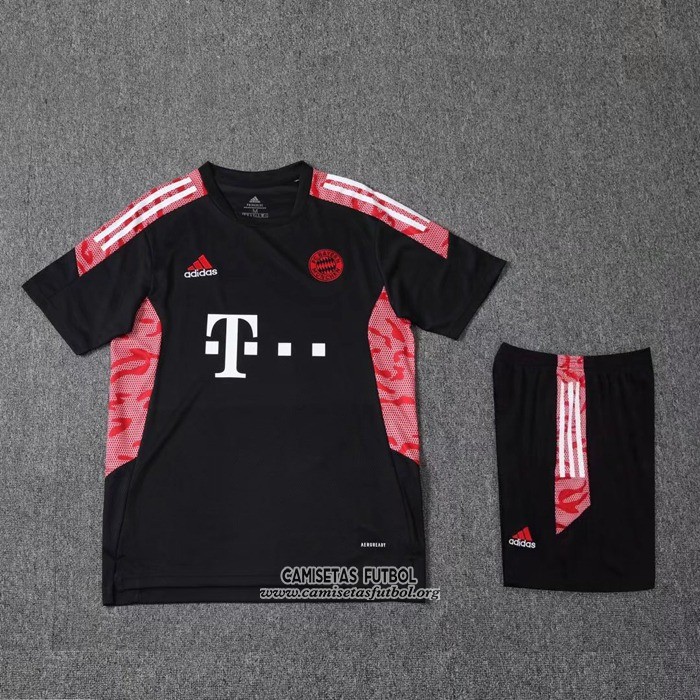 Chandal del Bayern Munich Manga Corta 2022/2023 Negro - Pantalon Corto